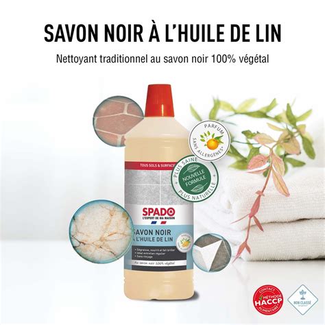 Savon Noir à l Huile Lin 1L SPADO DOD