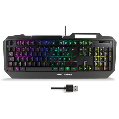 Clavier Gaming Semi M Canique Rgb Spirit Of Gamer Elite K