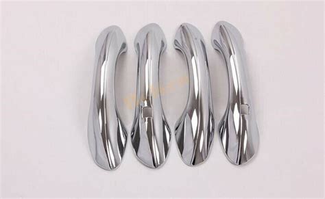 For Hyundai Santa Fe Abs Chrome Door Handle Bowl Cover Trim