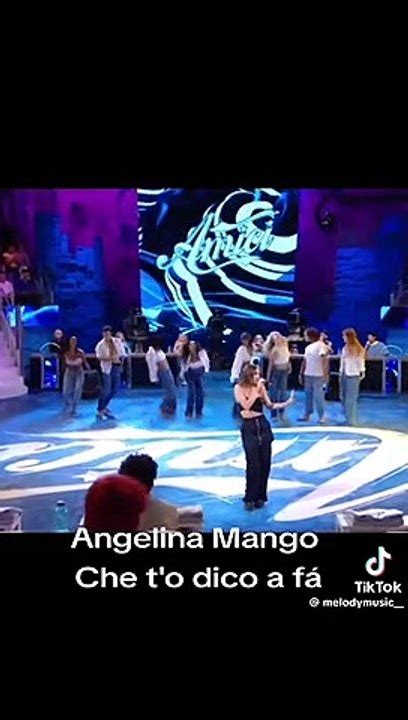 Angelina Mango Presenta Il Nuovo Singolo Ad Amici Video Dailymotion