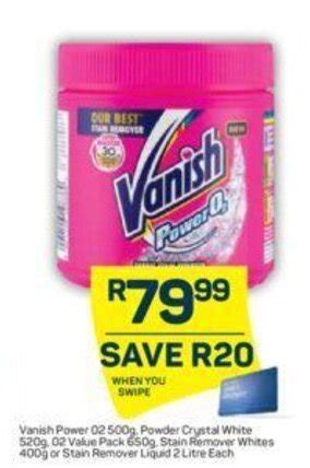 Vanish Power G Powder Crystal White G Value Pack G