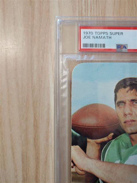 Topps Super Set Break Joe Namath Sp Psa Nm Mt A Real Beauty