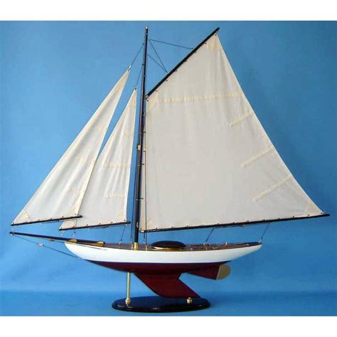 Buy Wooden Bermuda Sloop Decoration 40" – Adama Model Ships