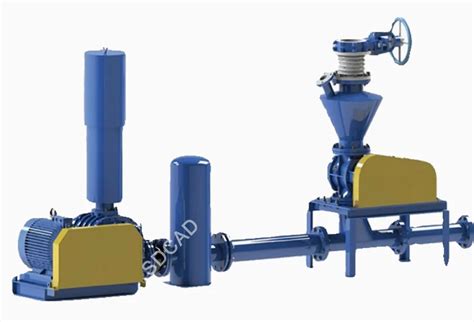 Sdcad Brand Customization Pneumatic Conveying System For Zinc Roasted