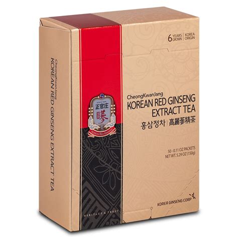 Korean Red Ginseng Extract Tea 50 bags - Ginseng Tea - Korea Ginseng Corp