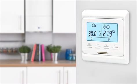 KETOTEK Programmable Thermostat For Water Underfloor Heating 220V 3A