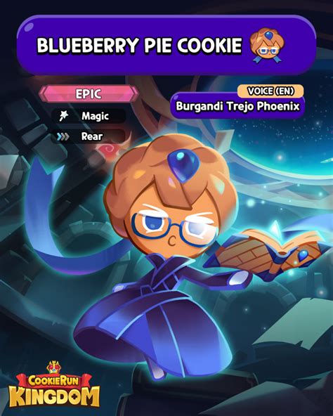 Blueberry Pie Cookie Will Be Coming To Cookie Run Kingdom This