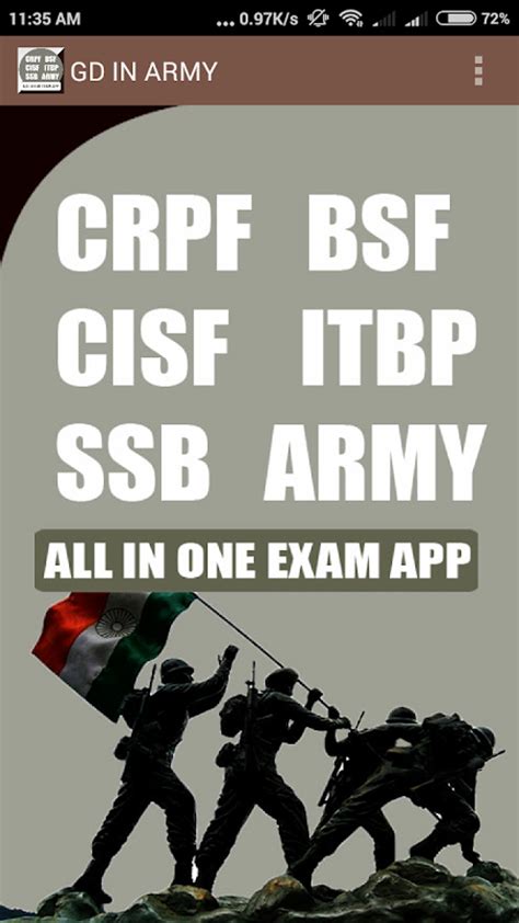 Gd In Army Itbp Bsf Cisf Crpf Ssb Exam Hindi Apk For Android Download