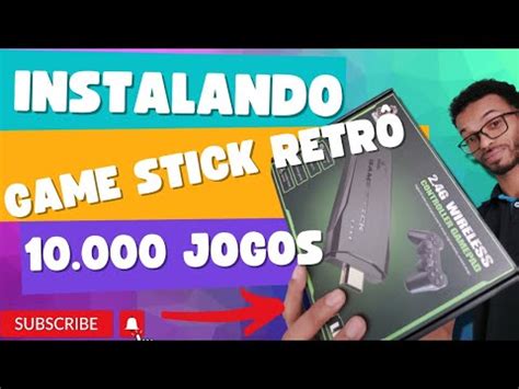 Instalando E Testando Game Stick Retr Jogos Console Bom E