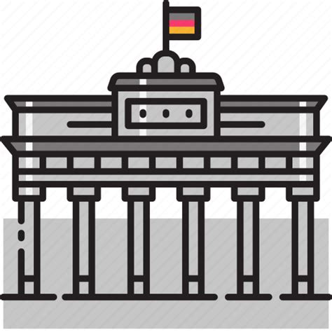 Berlin, germany, wall icon