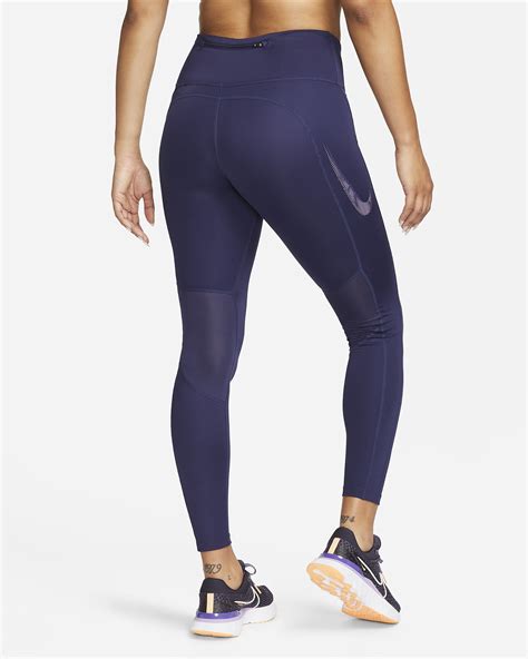 Nike Fast Women S Mid Rise Graphic Leggings With Pockets Nike Uk