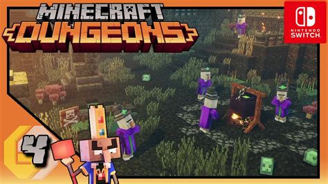 Minecraft Dungeons Let S Play 4 Ab In Den Nassen Sumpf Switch