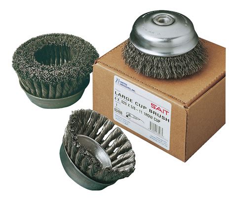 United Abrasives Sait Knot Cup Wire Brush X X Ch