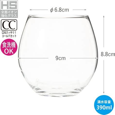 Toyo Sasaki Fino Glass Tumbler 390ml Td Innovations