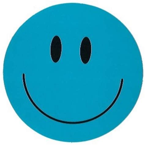 Blue Happy Face Vintage Sticker Smiley Face 80s Sticker Etsy Canada