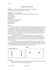 Plotting E Fields Rev Pdf E Lines Plotting Electric Field