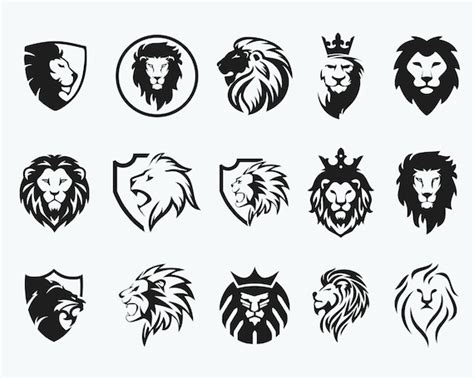 Lion clipart lion head svg lion logo design lion head eps | Etsy