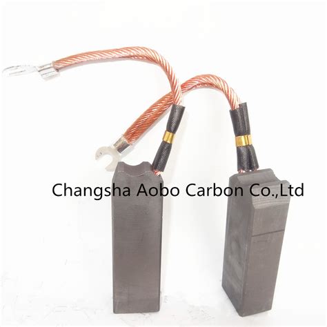 Custimized Design Electrographite Carbon Brush For Turbogenerator Slip Ring China Soft