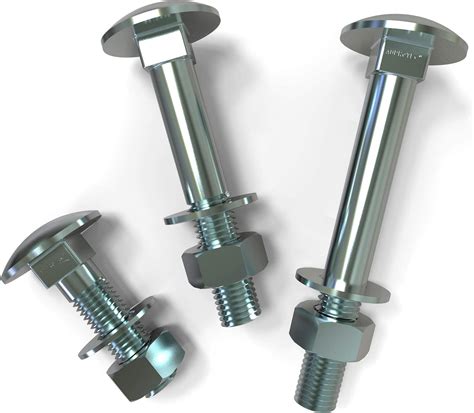 Carriage Bolt M5 M12 Mushroom Head Bolts With Nuts And Washers Choice