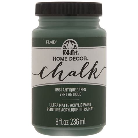 Antique Green FolkArt Home Decor Chalk Paint 8 Ounce Hobby Lobby