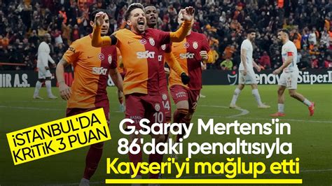 Galatasaray Evinde Kayserispor U Yendi