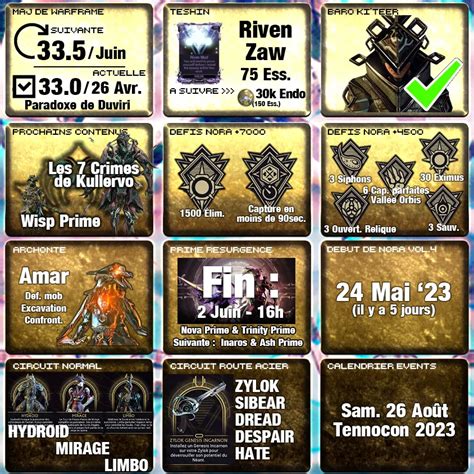 Actualit S Warframe De La Semaine Quoi De Beau Du Mai Au Juin