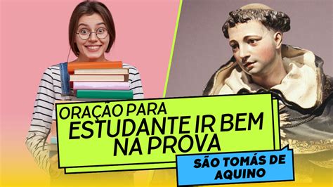 Oração para estudante ir bem na Prova de São Tomás de Aquino