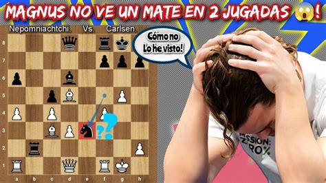 NO VE UN MATE EN 2 JUGADAS Nepo vs Carlsen AI Cup División I