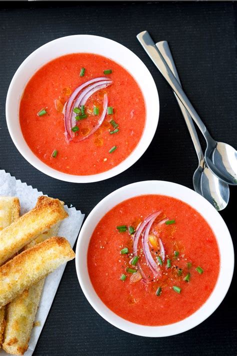 Tomato And Strawberry Gazpacho Soup Recipe Eatwell