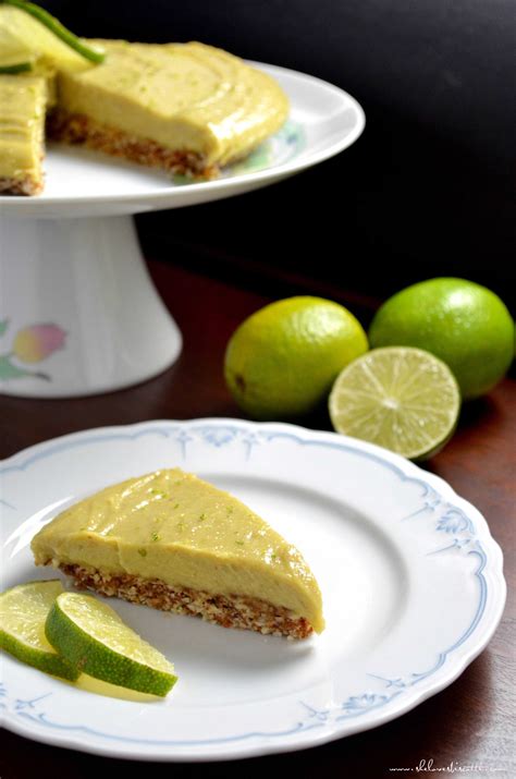 Vegan No Bake Key Lime Avocado Pie She Loves Biscotti