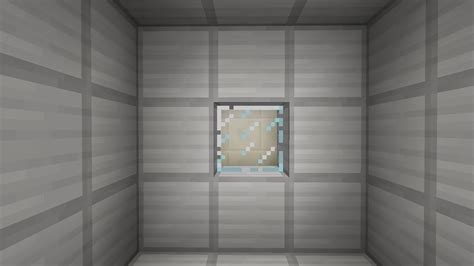 3x3 Seamless Glass Center Door For Mcpe Minecraft Bedrock Edition