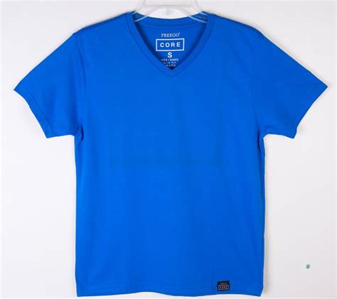 Freego Men V Neck T Shirt In Royal Blue Lazada PH