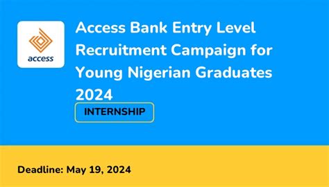 Access Bank Entry Level Recruitment Campaign For Young Nigerian