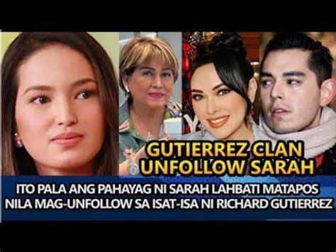 Pahayag Ni Sarah Lahbati Matapos Nilang Mag Unfollow Sa Isat Isa Ni