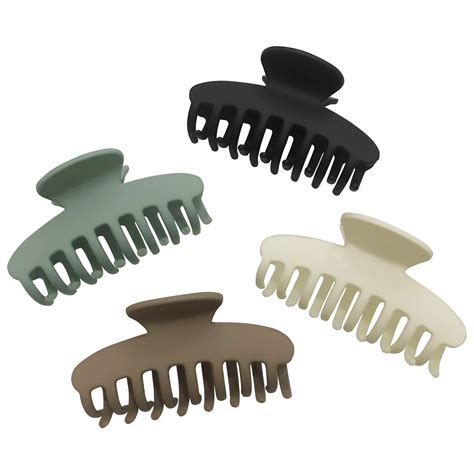 Venhay Hair Claw Clips Inch No Slip Matte Jaw Clip For Thin