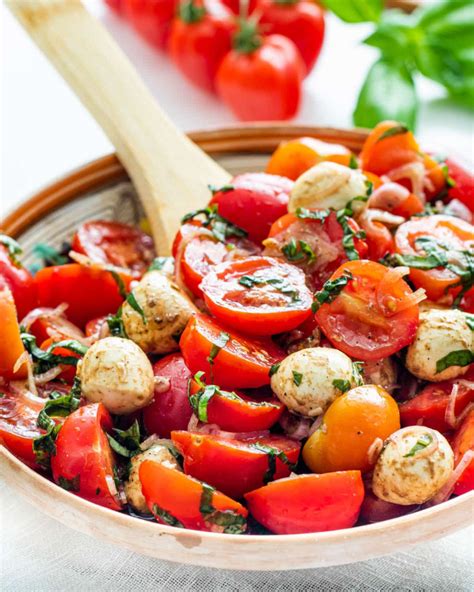 Tomato Basil Salad Jo Cooks