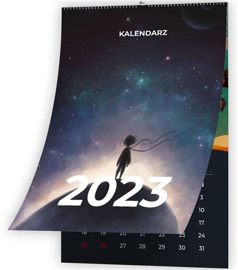 KALENDARZ 2023 ŚCIENNY MAŁY KSIĄŻE 13 stron A4 12721042637