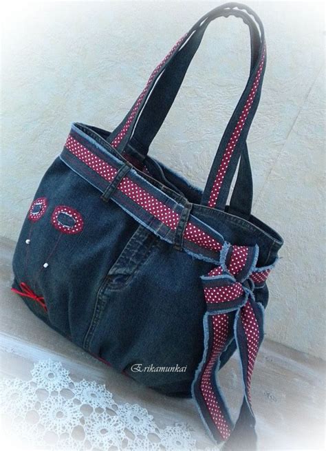 Jeans Bag Denim Jeans Gym Bag Handbags Rebuild Skirt Work