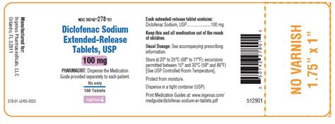 Diclofenac Tablets Package Insert Prescribing Information