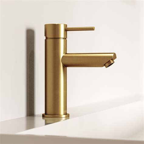 Basin Monobloc Mixer Tap Brushed Gold Lusso