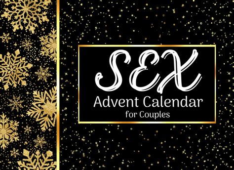 Sex Advent Calendar 24 Days Of Naughty Challenges For Couples Christmas Adult Sex Games