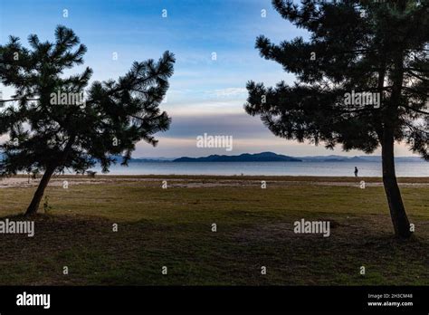 Lake Biwa Situated In The Center Of Shiga Prefecture The Lake Takes