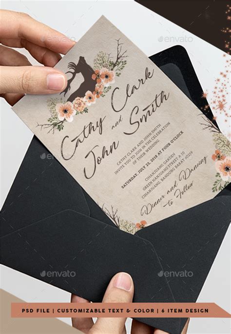 Bohemian Wedding Invitation 15 Examples How To Make