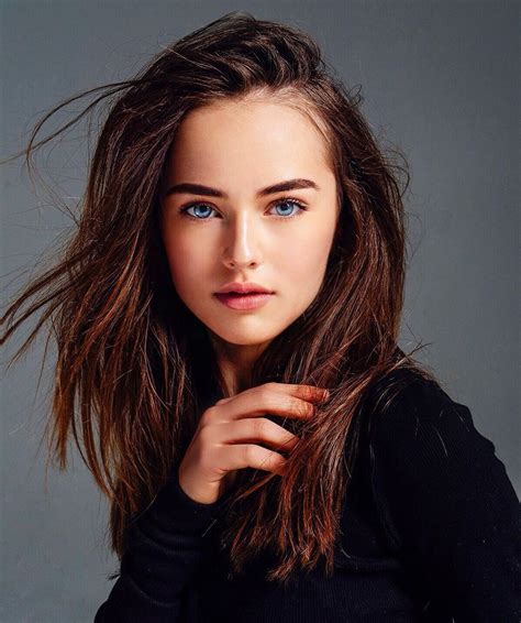 Kristina Pimenova Cute Girls Face Natural Lipstick Long Hair Cut