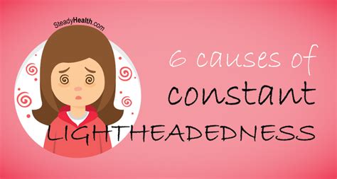 6 Causes Of Constant Lightheadedness | Cardiovascular Disorders and ...