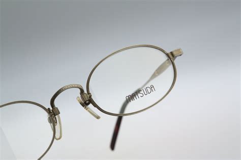 Vintage Oval Eyeglasses Matsuda 10111 90s Unisex Optical Frame Nos