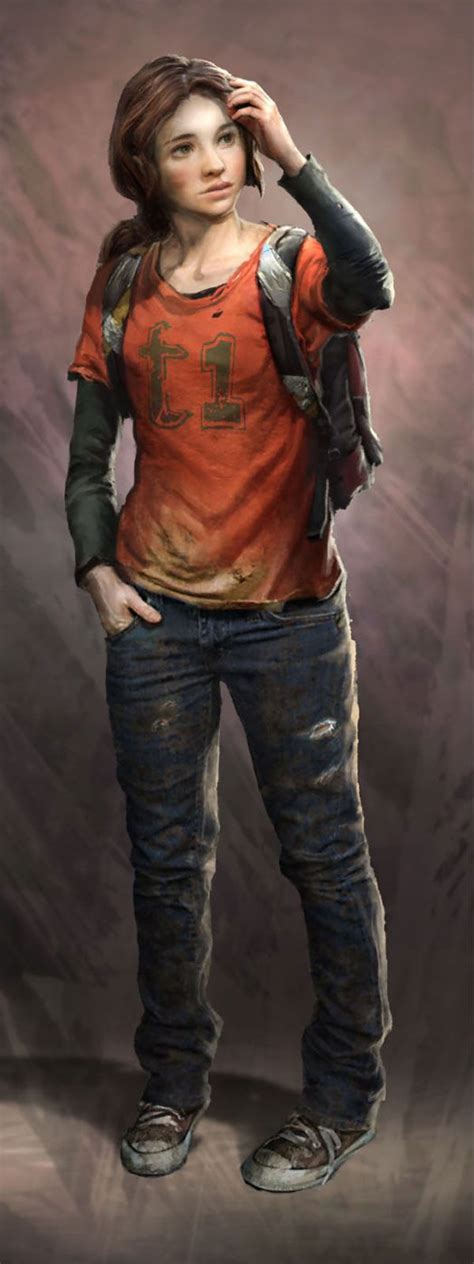 Ellie Concept Characters And Art The Last Of Us The Last Of Us Concept Art Character Art