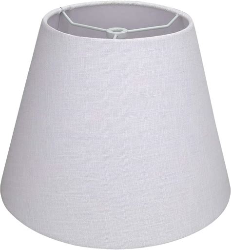 ALUCSET Small Lamp Shade Barrel Fabric Lampshade For Table Lamp And