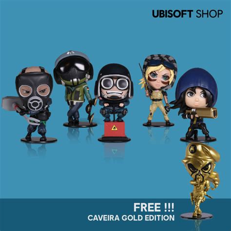 Ubisoft Rainbow Six Siege Six Collection Chibi Series 2 6pcs Th