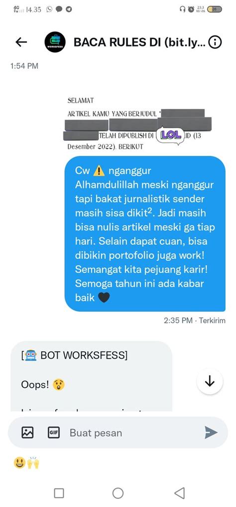 BACA RULES DI Bit Ly Worksfess On Twitter Yok Bisa Yok Work Semoga